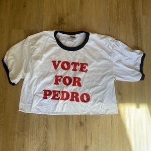 Cropped Vote For Pedro Shirt